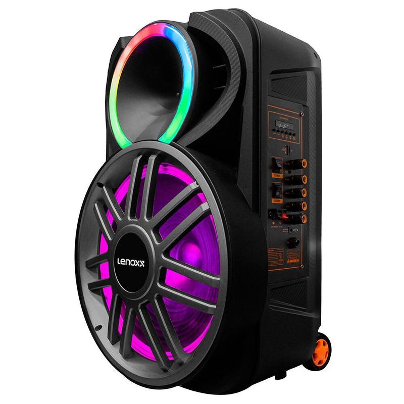 Caixa Amplificada LCA12 Bluetooth 600 Watts Lenoxx - Caixa de Som